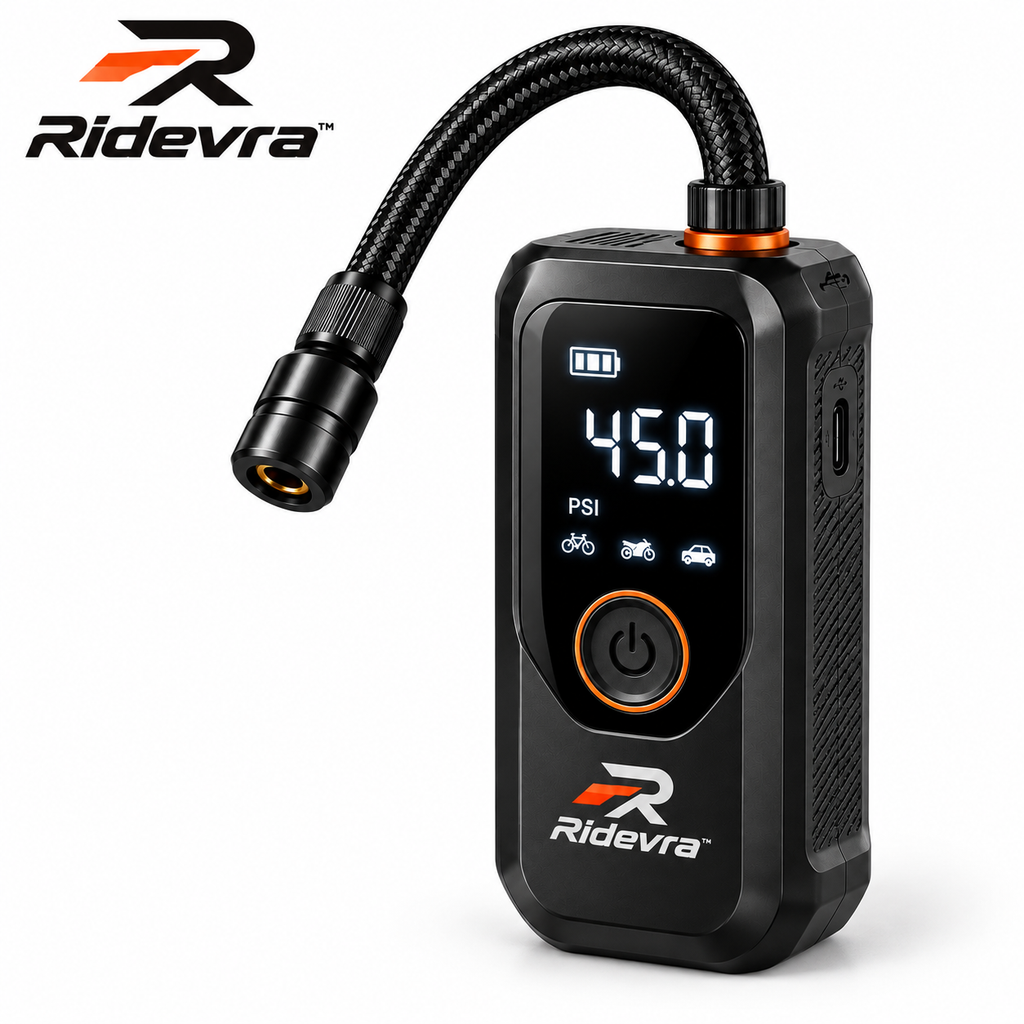 Ridevra™ Mini Electric Bike Tire Inflator