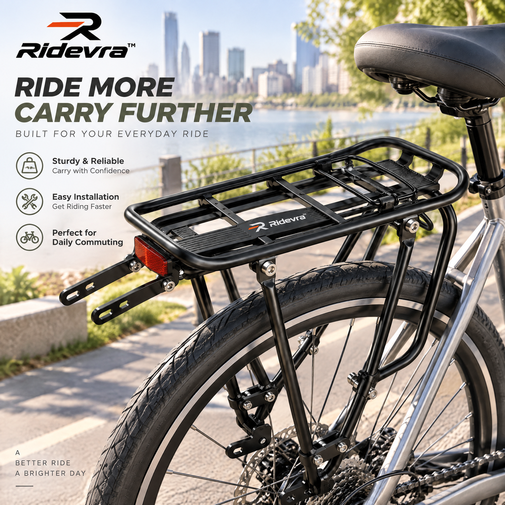 Ridevra™ Rear Bike Cargo Rack