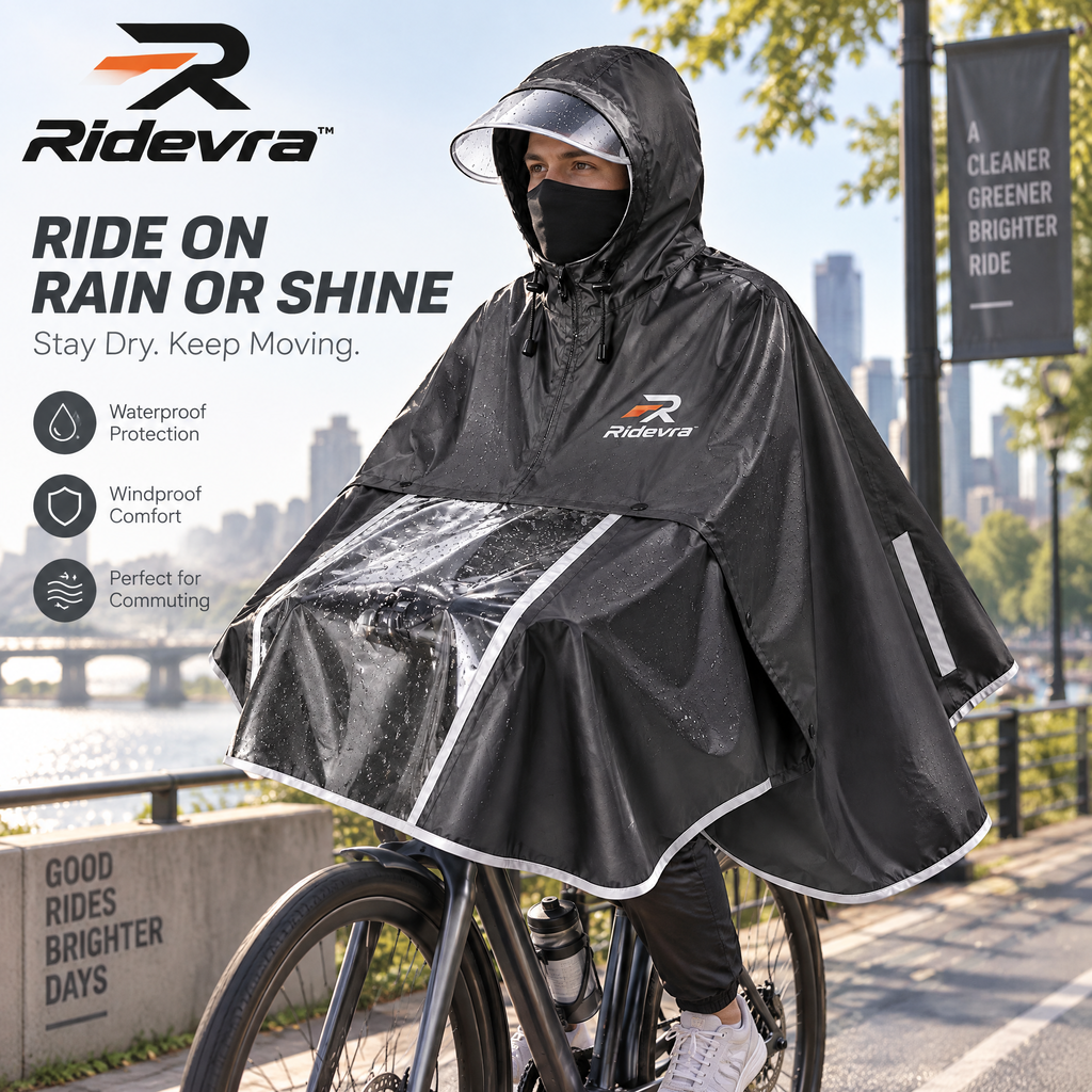 Ridevra™ Waterproof Cycling Rain Poncho