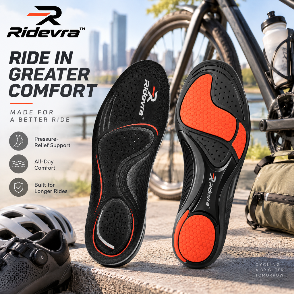 Ridevra™ High-Cushion Cycling Insoles