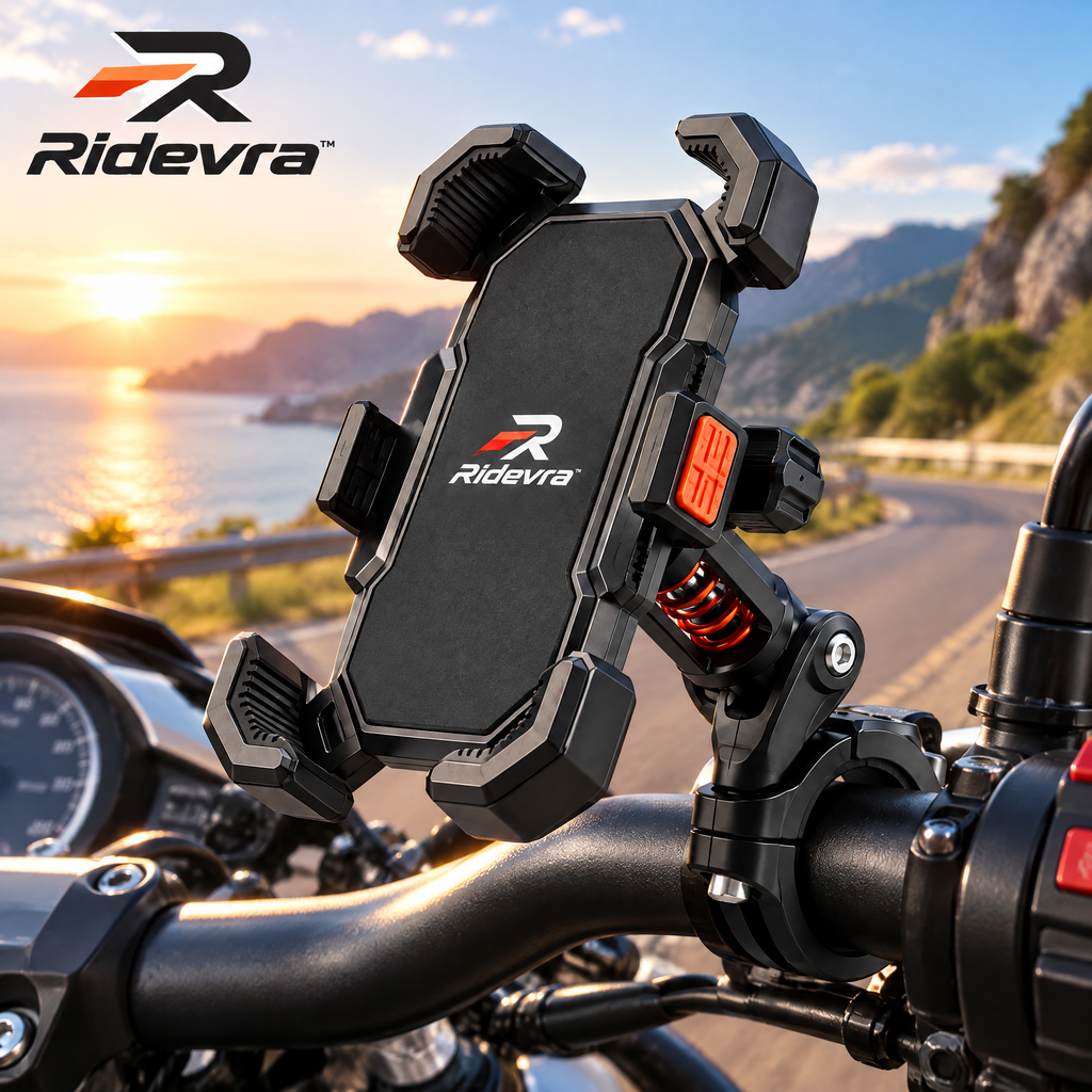 Ridevra™ Shock-Absorbing Bike Phone Mount
