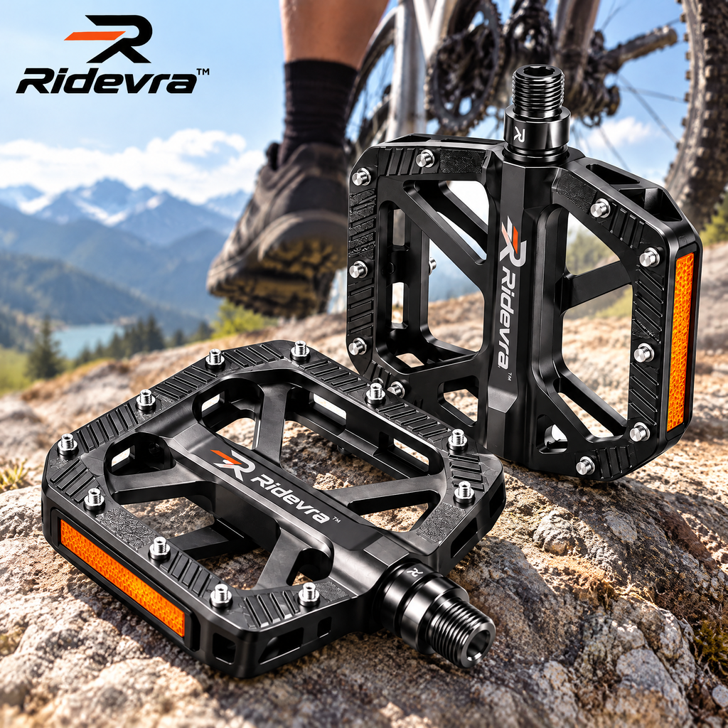 Ridevra™ Wide-Platform Anti-Slip Bike Pedals
