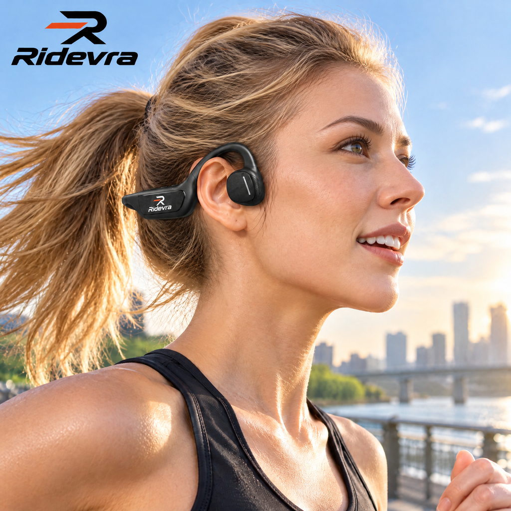 Ridevra™ Open-Ear Bone Conduction Cycling Headphones