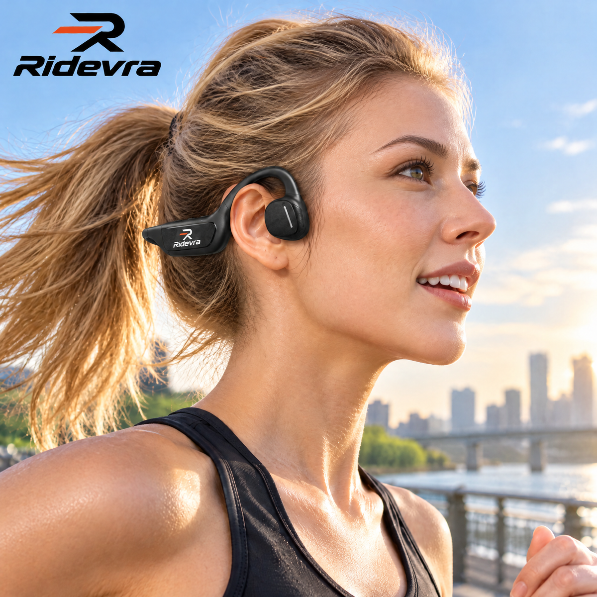 Ridevra™ Open-Ear Bone Conduction Cycling Headphones