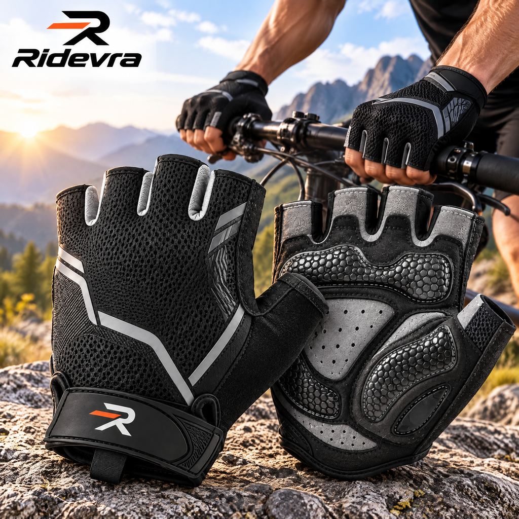 Ridevra™ Gel-Cushioned Cycling Gloves