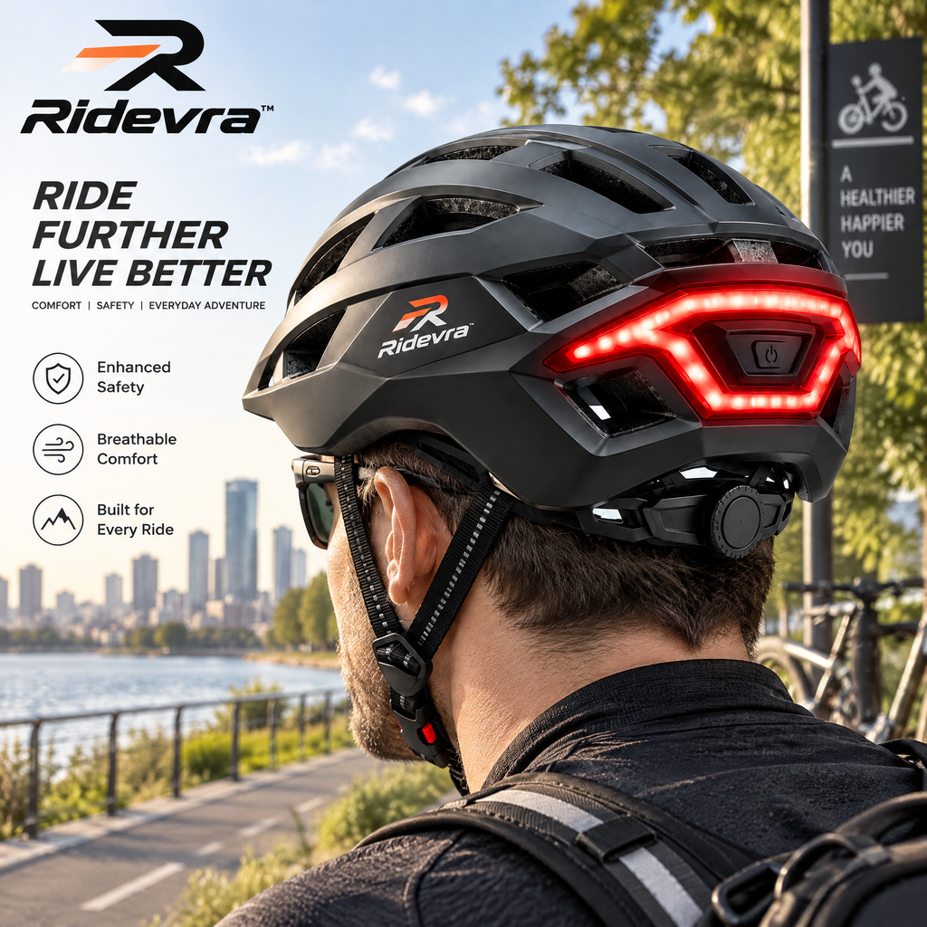 Ridevra™ Smart LED Cycling Helmet