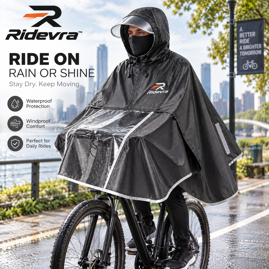 Ridevra™ Waterproof Cycling Rain Poncho