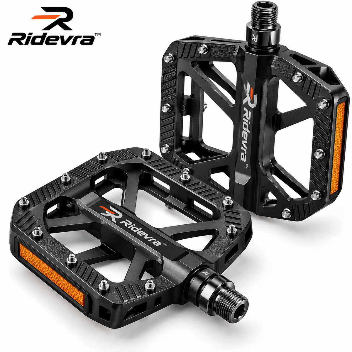 Ridevra™ Wide-Platform Anti-Slip Bike Pedals