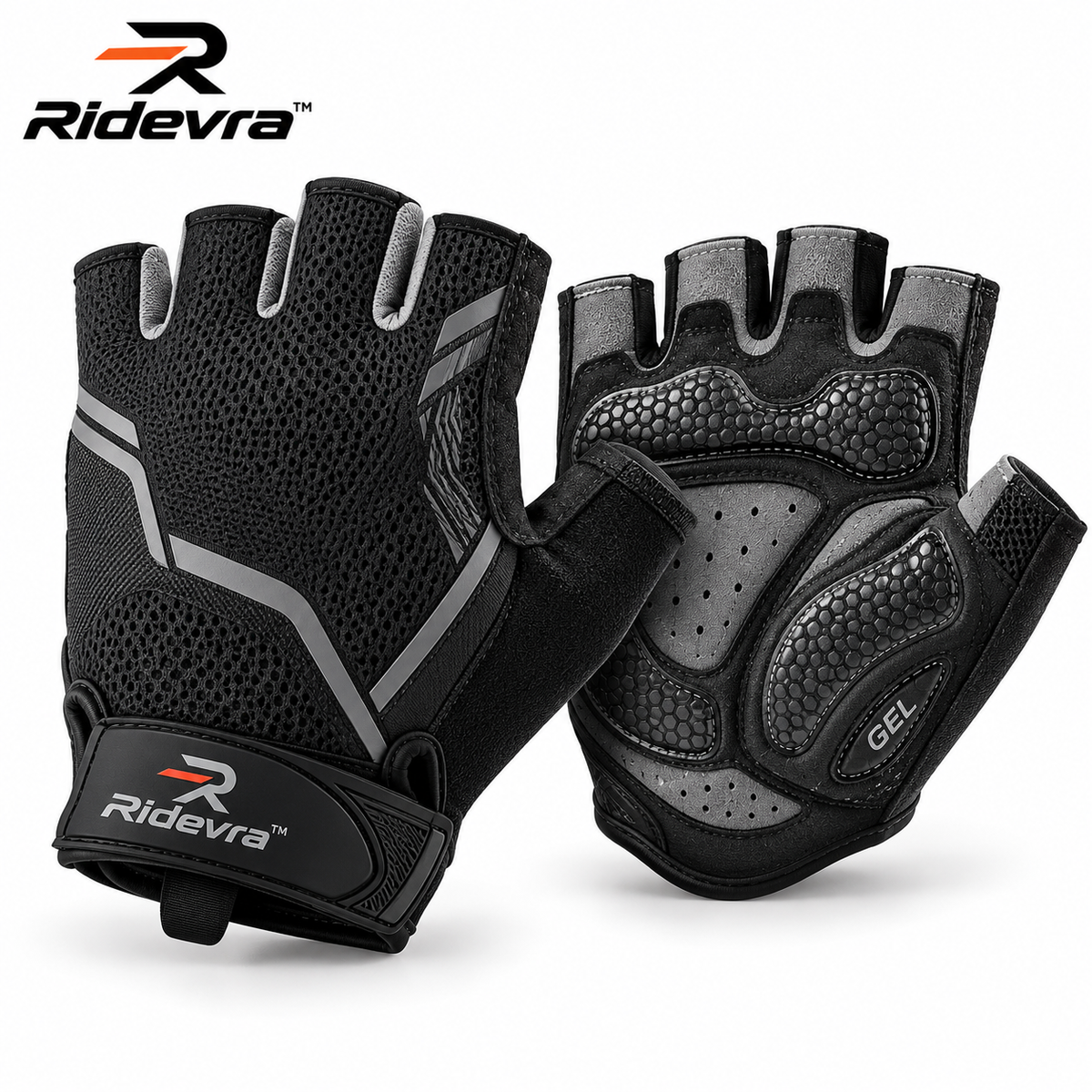 Ridevra™ Gel-Cushioned Cycling Gloves